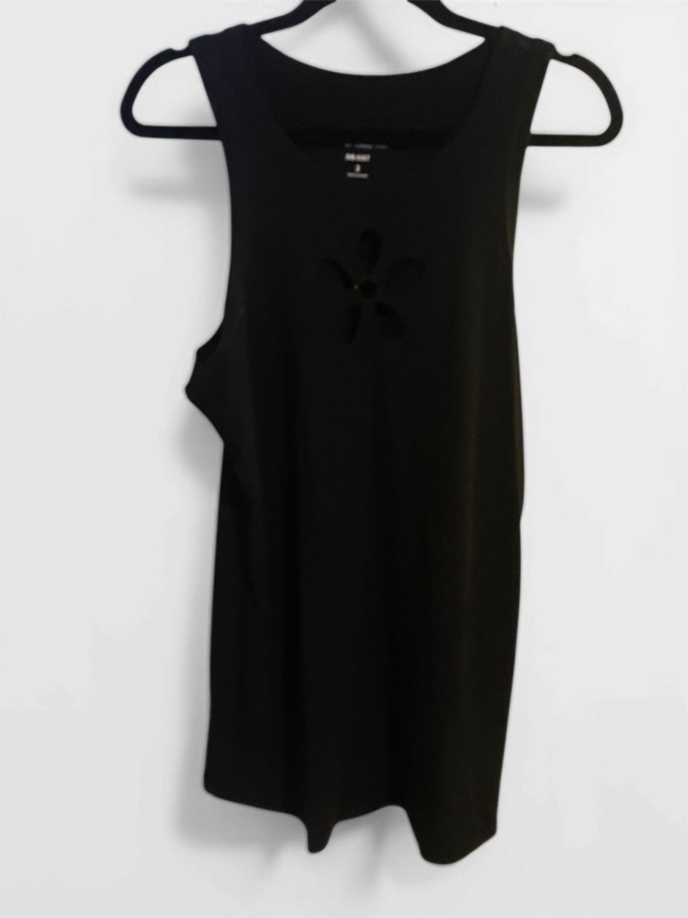 torrid Black Sleeveless Tank with Floral Cutout